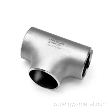 High Precision Titanium Tee Pipe Fittings for Industrial